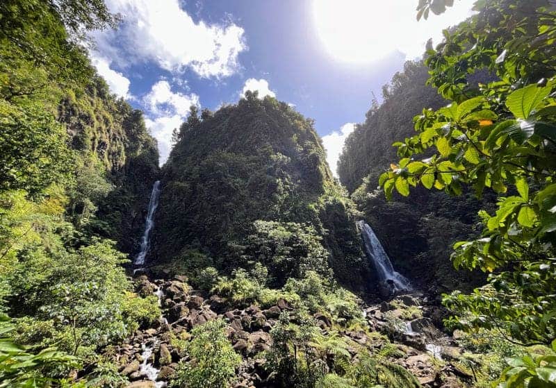 Landausflüge auf Dominica zu den Trafalgar Falls