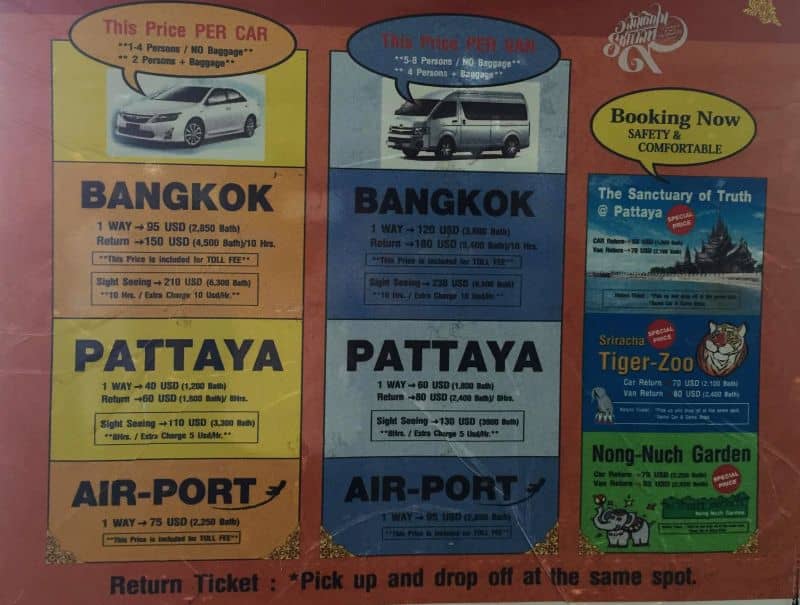Mit einem Taxi in Laem Chabang auf eigene Faust nach Bangkok