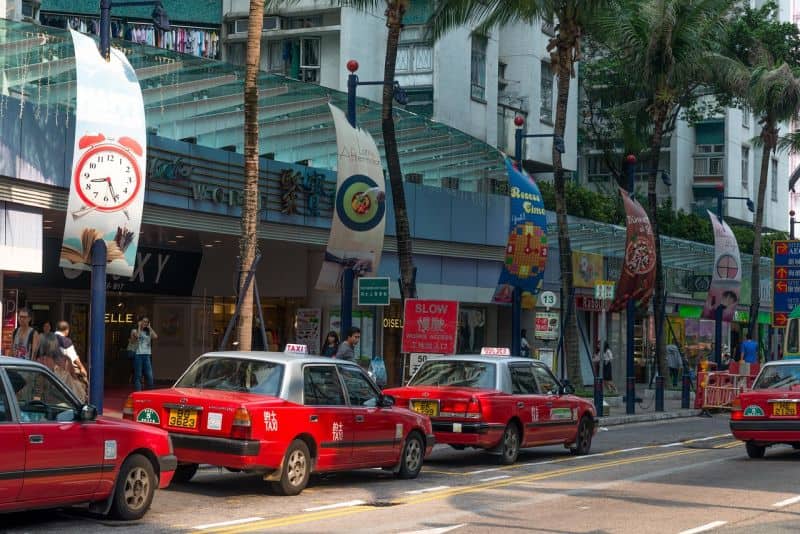 Urban Taxi in Hongkong