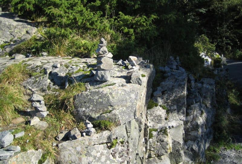Wanderung in Bergen auf eigene Faust