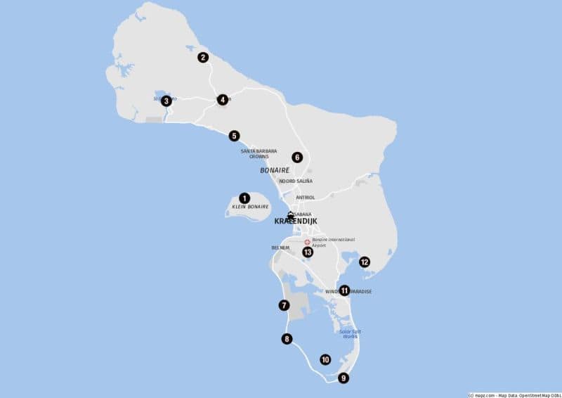 Ziele für Landausflüge auf Bonaire