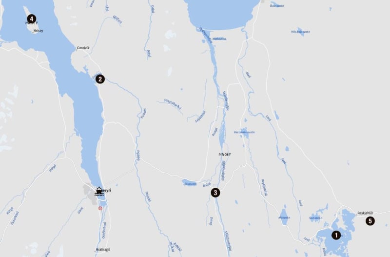 Ziele für Landausflüge in Akureyri