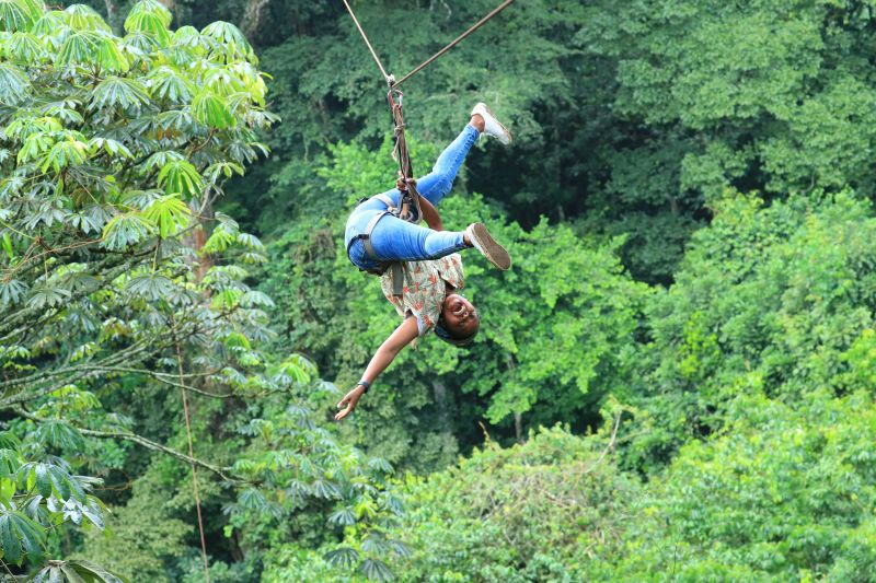 Ziplines sind sehr beliebt