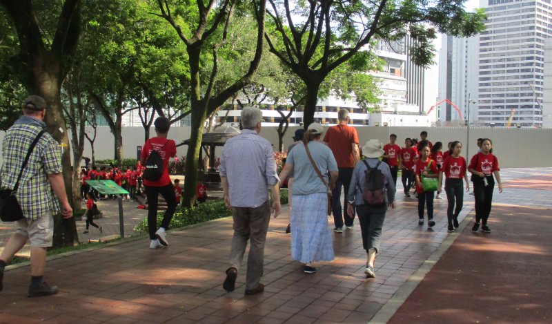 Zu Fuß in Kuala Lumpur